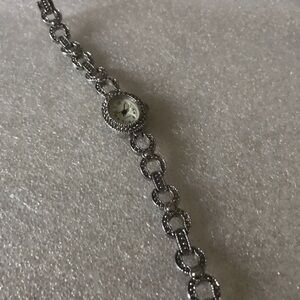 Silver Link Bracelet Watch - Women Accessories